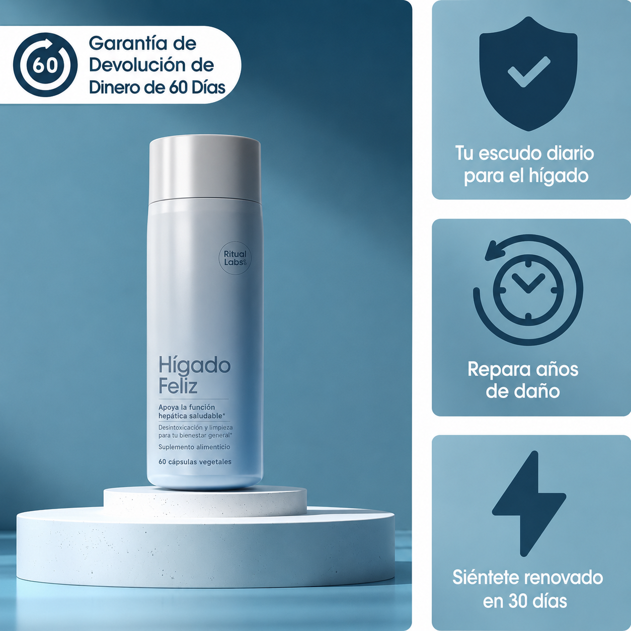 Happy Liver – Soporte y Recuperación Hepática por Ritual Labs™
